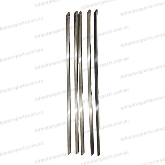 VL Commodore 1/4 Glass Moulding Drivers Side Chrome Roof Trim