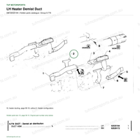 Holden VL parts catalogue, GM 92020184, LH Heater Box Duct, page 08-18, callout 2; tufmotorsports.com.au watermark.
