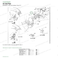Holden VL parts catalogue, GM 92022672, Air Inlet Pipe, page 03-34, callout 11; tufmotorsports.com.au watermark.