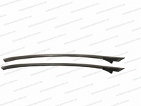 VK VL Commodore RH chrome A-pillar trim – GM 92018454 — stock photo 1