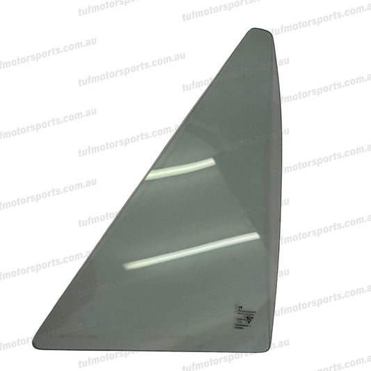 VK VL Commodore Sedan Driver Side Rear Door Glass (Rear Section) GM 92033409
