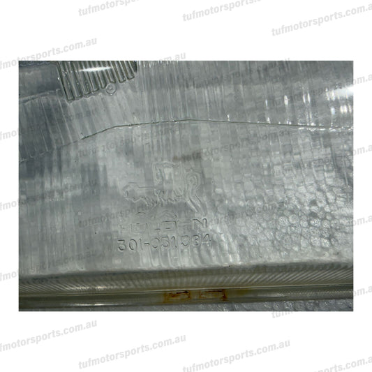 VL Commodore Right Hand (Drivers) Headlight Glass GM VS16968